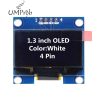 0.91 Inch 128x32 IIC I2C White / Blue OLED LCD Display DIY Module SSD1306 Driver IC DC 3.3V 5V