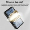 80000mAh Wireless Solar Power Bank Portable Phone Charger with 4 USB and LED Lighting