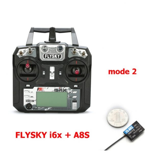 FLYSKY FS-i6X FS i6X 10CH 2.4GHz AFHDS 2A RC Transmitter With X6B iA6B A8S iA10B iA6 Receiver for FPV Racing Drone