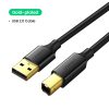 USB Cable USB Type B Male to A Male USB