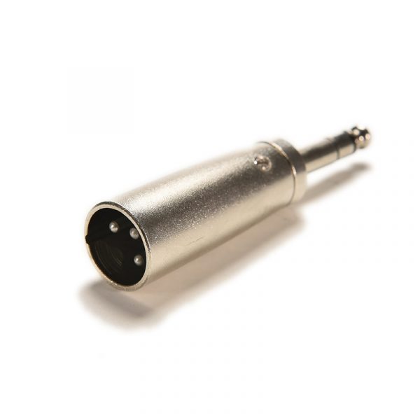 3Pin XLR Male to Male 1/4" Audio Adapter