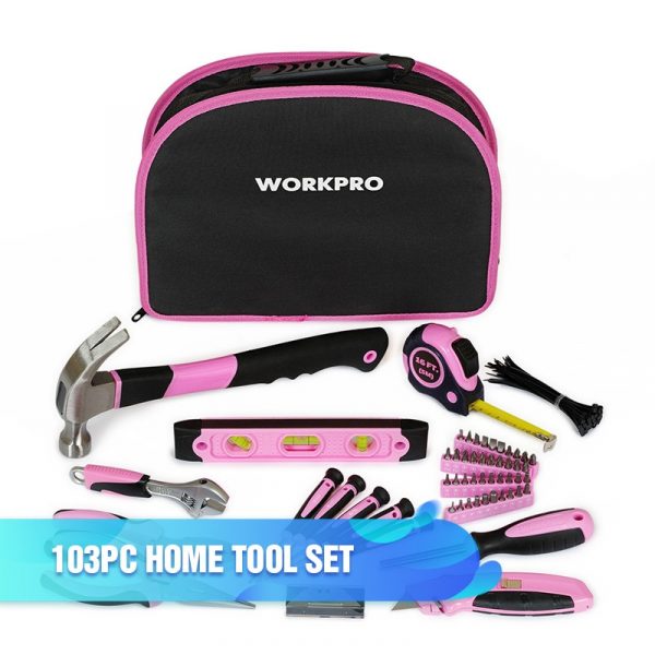 WORKPRO Home Tool Set with Socket Set Screwdriver and Assorted Hand Tools
