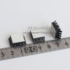 Aluminum Spiky Black Mini Heatsink 13x14x6.5mm for IC VGA RAM With Thermally Adhesive Tape 10pcs