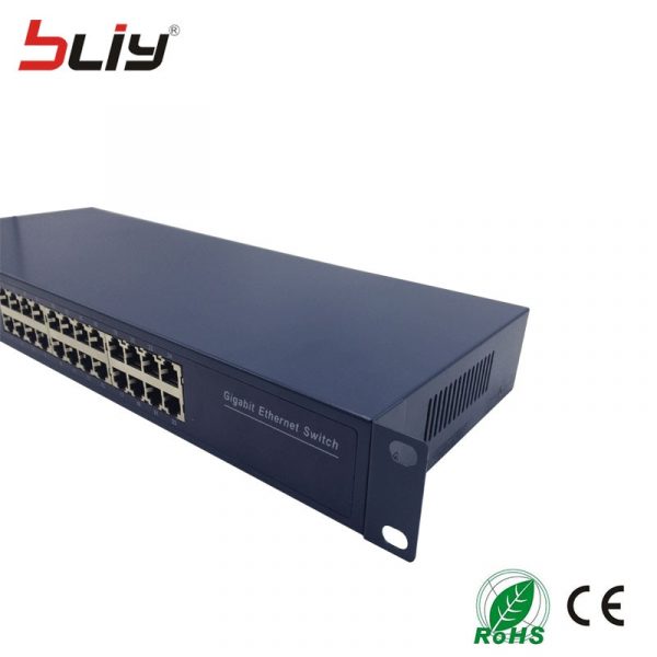 24 port gigabit switch ethernet rj45 UTP unmanaged layer 2 switcher hub rackmount 19" chassis