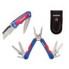 WORKPRO Multi-Tool Utility Knife Twin Blade 15 in 1 Pliers 2PC Tool Set
