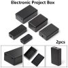 ABS Plastic Project Box Storage Case Enclosure Boxes 2pc