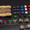 Super Electronic Kit (carbon film Resistor+LED+WTH148 Potentiometer) Standard Electronic Project Part Assortment