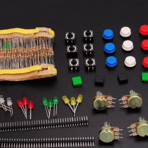Super Electronic Kit (carbon film Resistor+LED+WTH148 Potentiometer) Standard Electronic Project Part Assortment