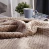 Plush Fleece Flannel Blanket - Solid Color