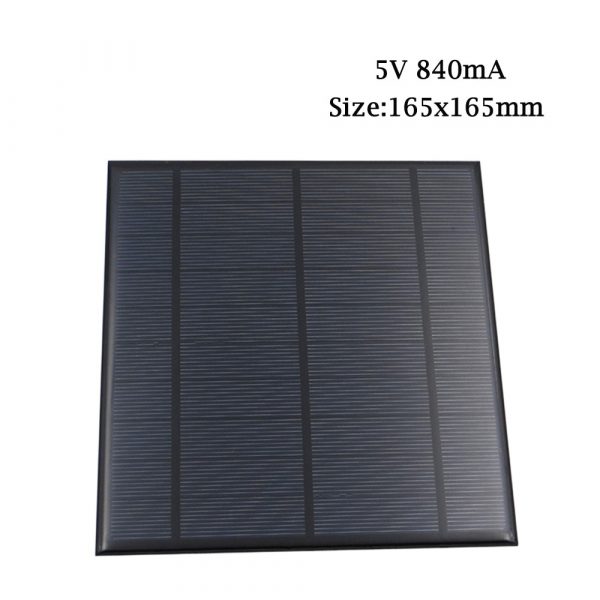 5VDC Solar Panel150 160 200 250 500 840 mA Solar Panel 5V Mini