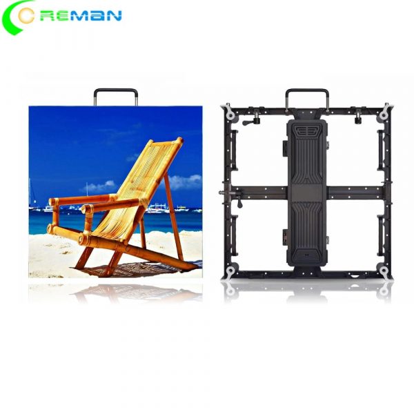500x500mm indoor outdoor video wall 250x250mm led module frame housing p2.6 p2.97p3.91 p4.81 led cabinet