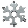 18 in 1 Multi-function Snow-flake Screwdriver Spanner Tool with Key Chain