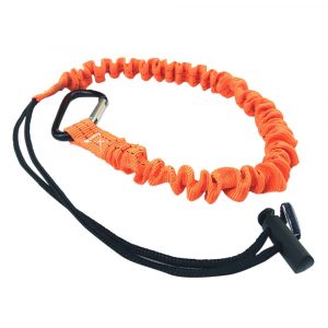 Retractable Tool Lanyard with Carabiner - Telescopic Elastic Safety Tool Tether for Climbing
