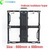 500x500mm indoor outdoor video wall 250x250mm led module frame housing p2.6 p2.97p3.91 p4.81 led cabinet