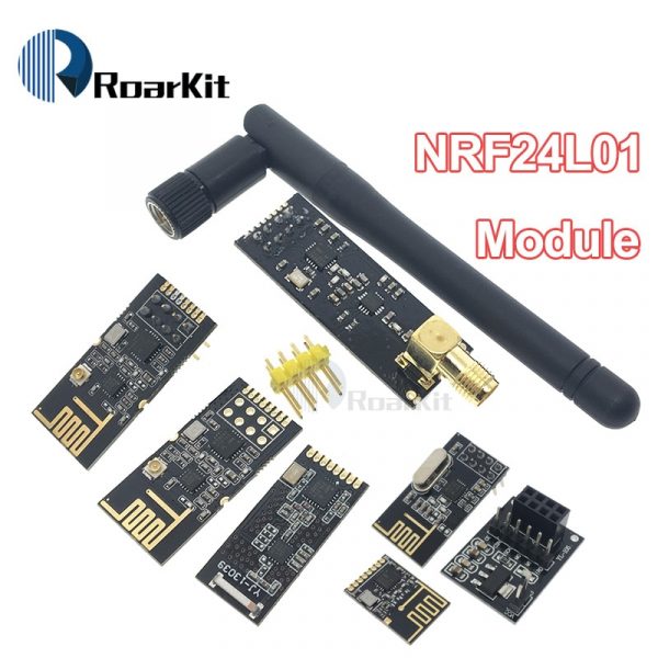 NRF24L01+PA+LNA with Antenna, Socket Adapter 2.4G Wireless Data Module 1100-Meter Range