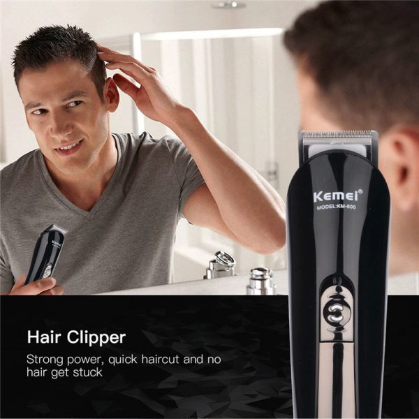 Beard Trimmer Rechargeable Hair Clipper with Electric Nose Shaver and Led Indicator