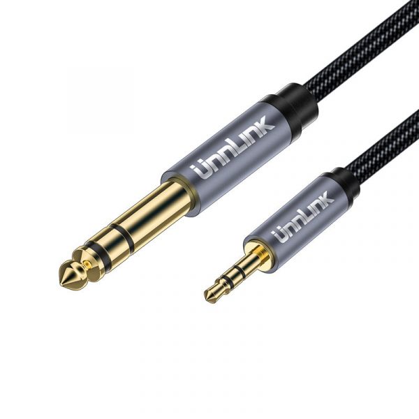TRS 3.5mm to 6.35mm 1/4 Inch Audio Breakout Cable Stereo Male to Male