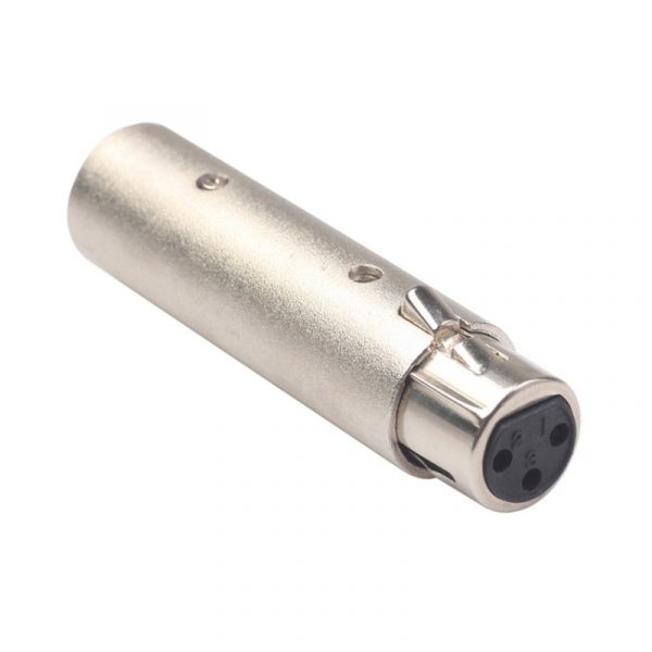 3 Pin XLR Female To 5 Pin XLR Male Connector Adapter