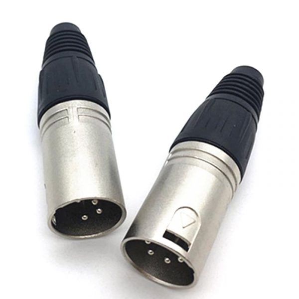 Male & Female 3-Pin 4-Pin 5-Pin XLR Plug Connectors