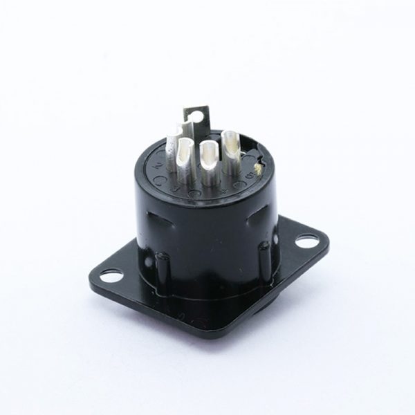 5 pin XLR Female Chassis Connector, Panel Mount XLR Female