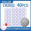 40PCS CR2032 DL2032 ECR2032 3v Lithium Coin Cell Batteries Loopacell