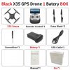 KALIONE X35 Quadcopter Drone - GPS 4K HD Camera Two-Axis Gimbal Stabilizer WIFI Brushless Motors