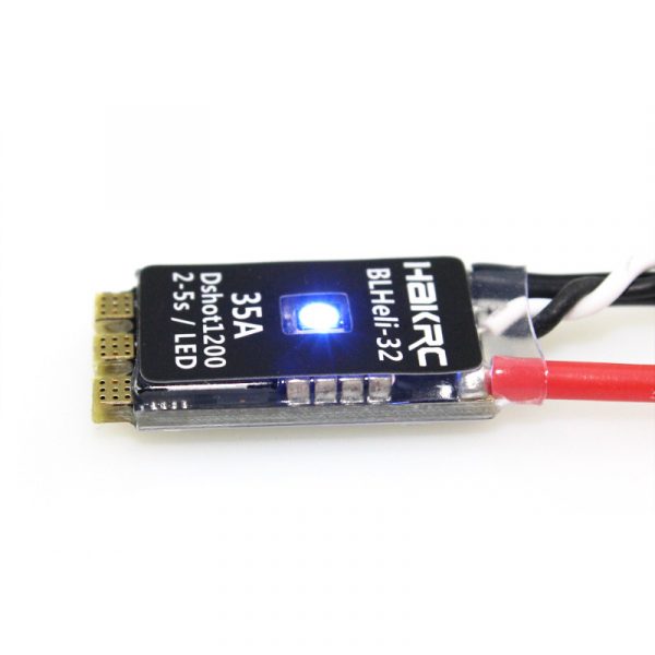 HAKRC BLHeli_32 Bit 35A ESC for FPV Racing Drone 2-5S, Built-in LED, Dshot1200 and Multishot Compatible