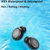 Wireless Bluetooth V5.0 Earphones HiFi Stereo Waterproof Headphone with Microphone