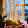 3m LED Fairy Lights Curtain with Remote Control and USB