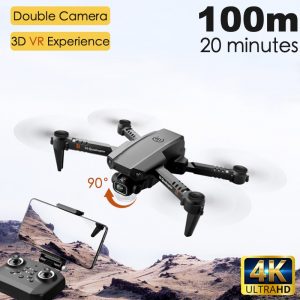 XT6 Mini Foldable Quadcopter Drone with Double HD Cameras and WiFi for FPV Racing with Air Pressure Sensor and Altitude Hold