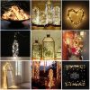 LED Fairy String light Warm White Silver Wire Battery Power and USB