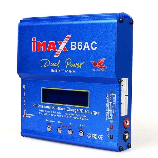 IMAX B6 AC 80W B6AC Lipo NiMH 3S/4S/5S RC Battery Balance Charger with EU US AU or UK plug
